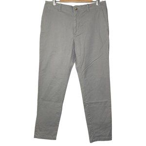 Urban Outfitters Men’s Skinny For Chino Pants Gray Tapered Leg Size 34x30